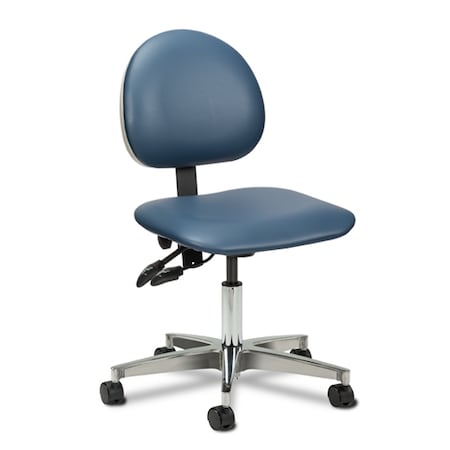 Office Chair, Slate Blue
